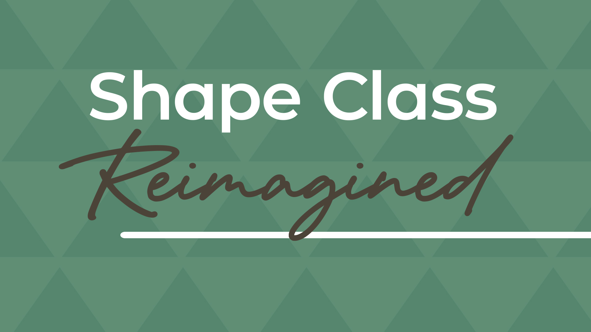 Shape Class Reimagined